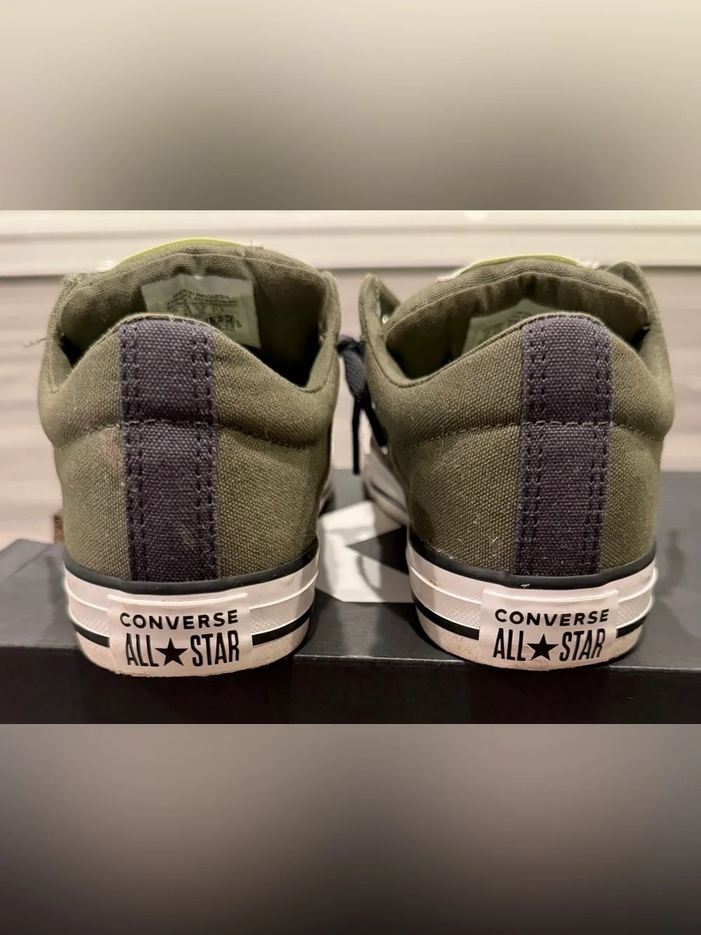 Converse Low Top Canvas Sneakers - Olive